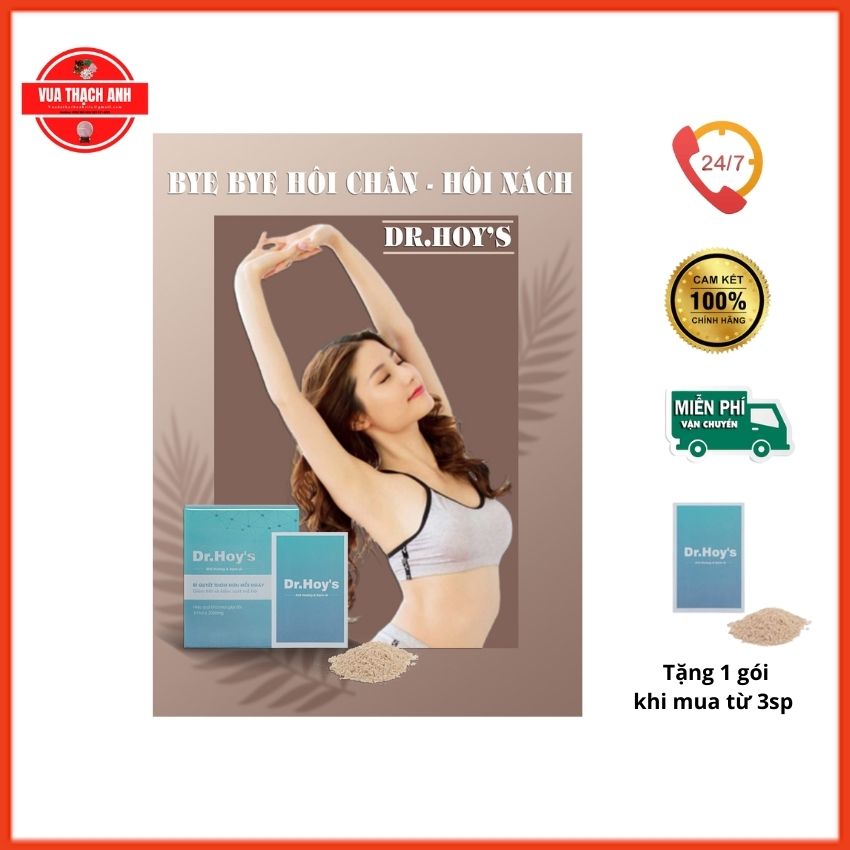 [FREESHIP + QUÀ 17K] Bột Dr Hoys - VUA ĐÁ THẠCH ANH - {GIÁ GỐC} hôi chân hôi nách gặp ngay DR Hoys thơm ngay sau một liệu trình, an toàn, hiệu quả ngay từ lần đầu sử dụng