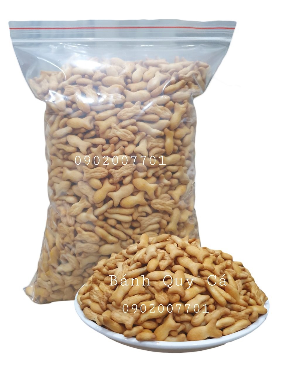 Bánh quy cá mặn ngọt 500g/1 Kg- đồ ăn vặt - bách hóa online uy tín