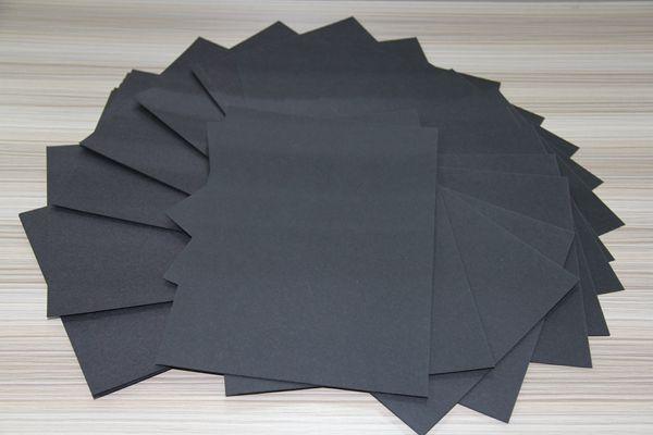 Giấy bìa màu đen làm Lovebox, làm nền Scrapbook, album (định lượng 300gsm - 39cm x 54cm) - Combo 5 tờ