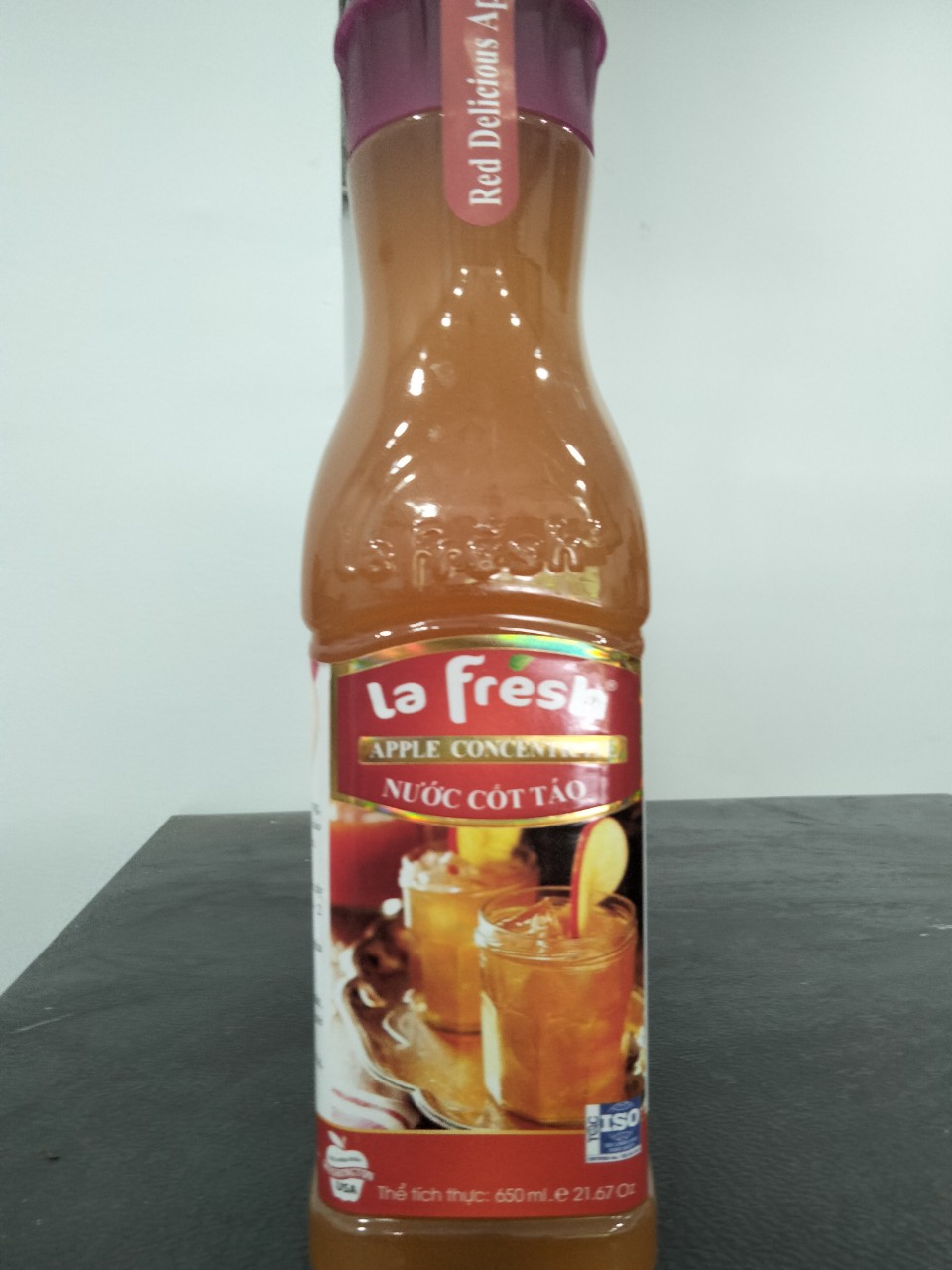 Nước cốt táo la fresh 650ml - dùng pha chế trà trái cây