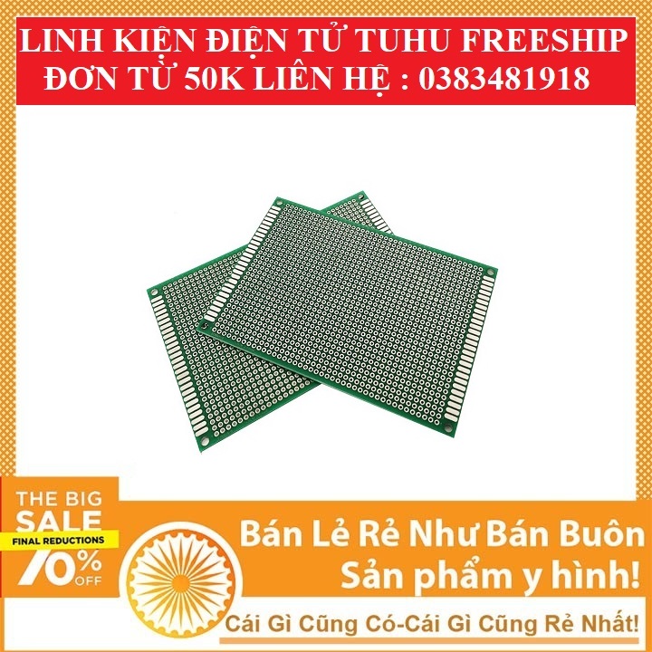 Phíp đồng đục lỗ 1 mặt pcb