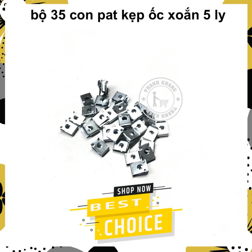 [HCM]Bộ 35 con pat  kẹp ốc xoắn 5ly Thanh Khang 022000022