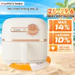Nồi chiên không dầu 2L GAABOR AF20M-YE01S bếp chiên không dầu mỡ tiết kiệm thời gian màu pastel sang trọng - Bảo hành 12 tháng 1 đổi 1