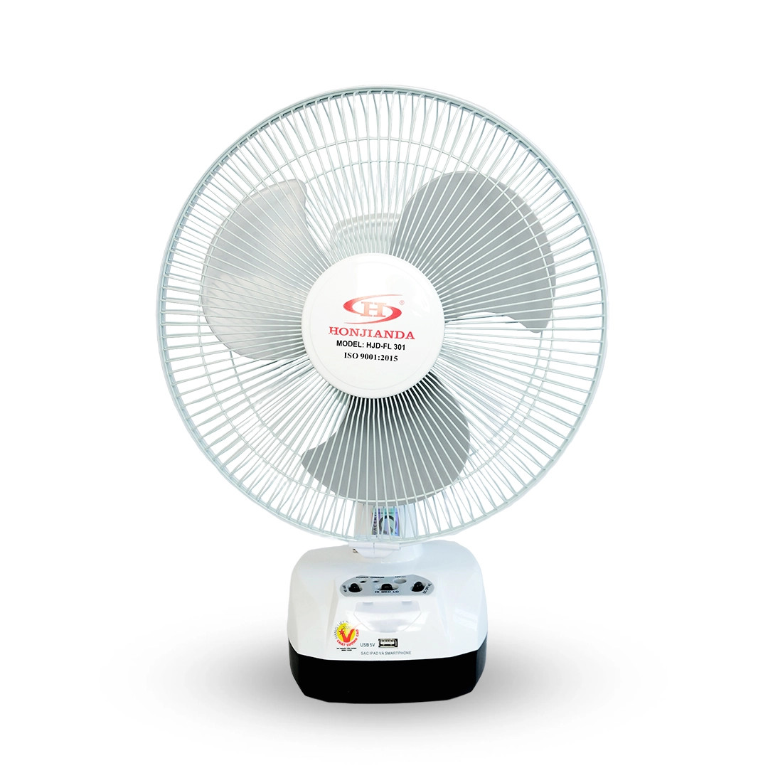 Quạt tích điện để bàn Honjianda 12 inch Mã FL301