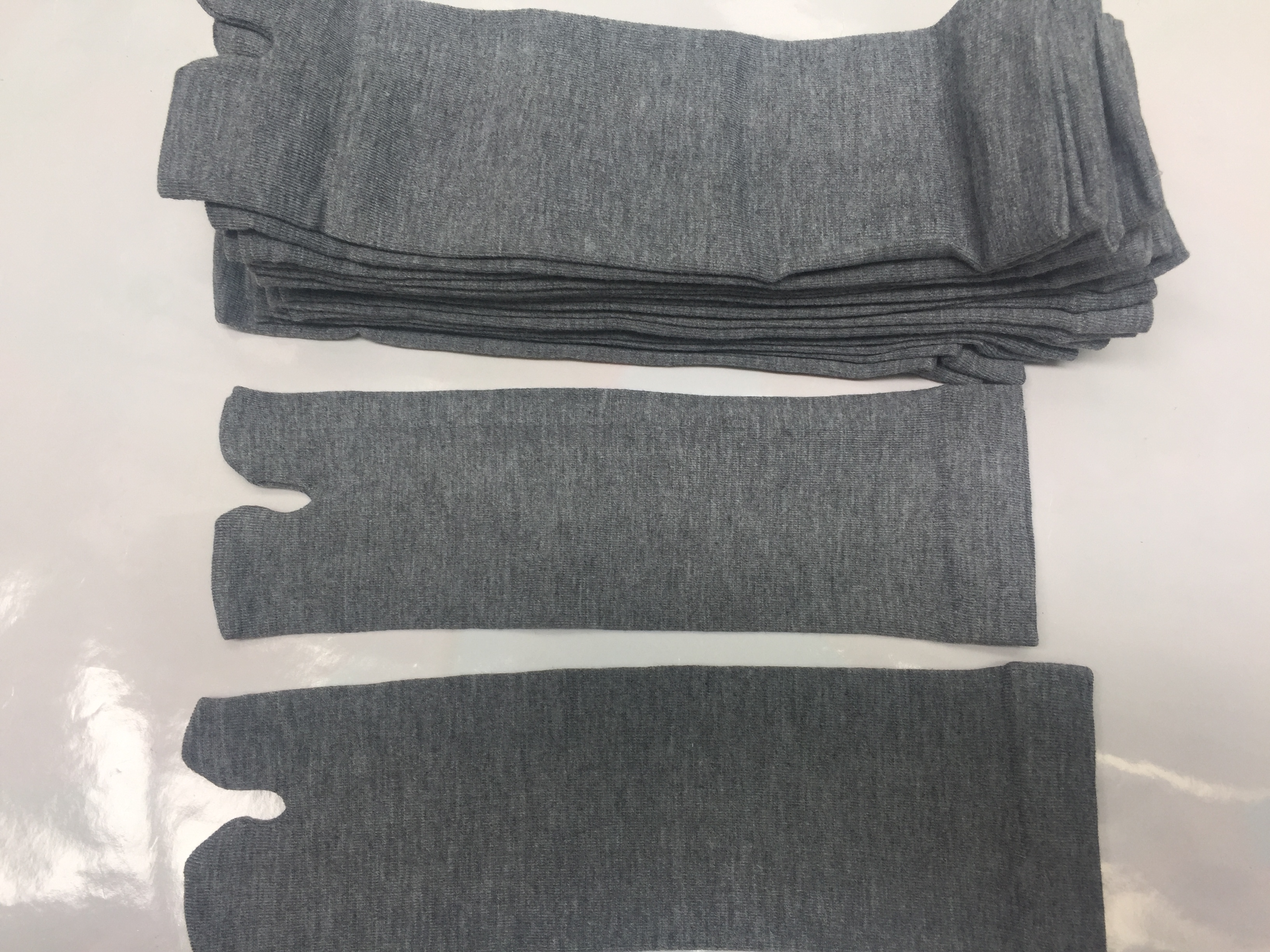Combo 10 vớ cotton xỏ ngón màu xám