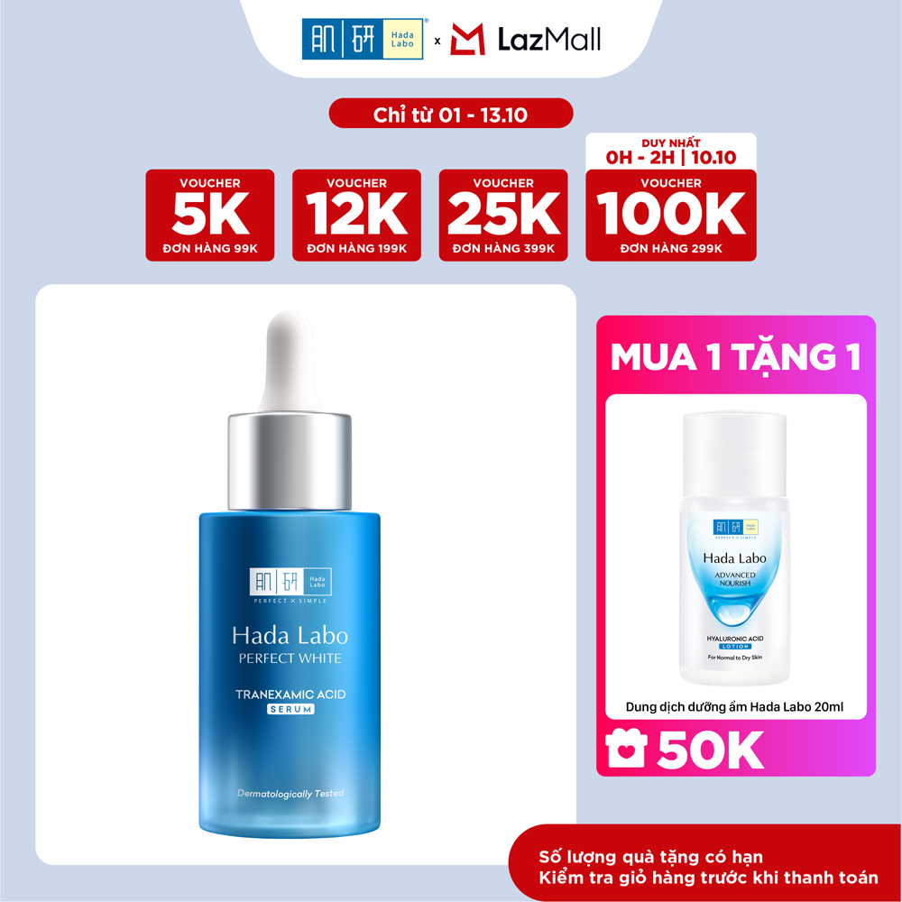 Serum dưỡng trắng Hada Labo PERFECT WHITE TRANEXAMIC ACID Serum (30ml)
