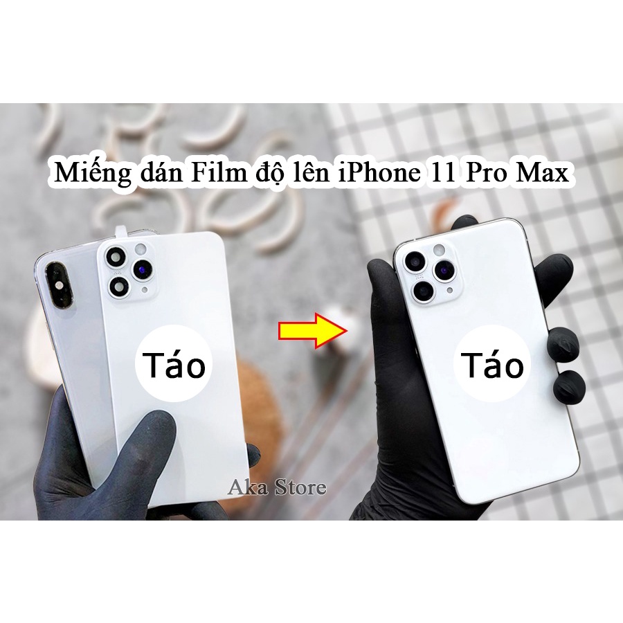 Miếng dán độ camera iphone x/xs - 11pro l xsmax - 11promax