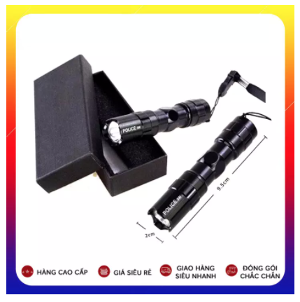 Đèn pin mini siêu sáng led 3w