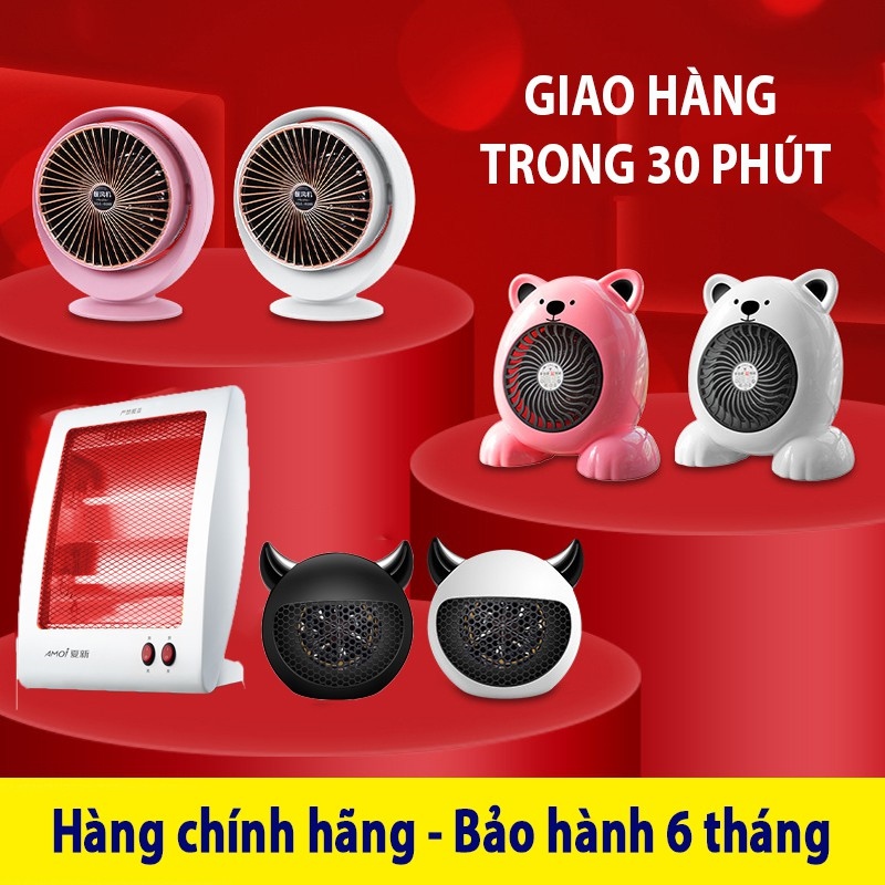 Máy sưởi điện mini để bàn cho dân văn phòng sinh viên an toàn sử dụng làm ấm nhanh tỏa nhiệt đều HOT SALE