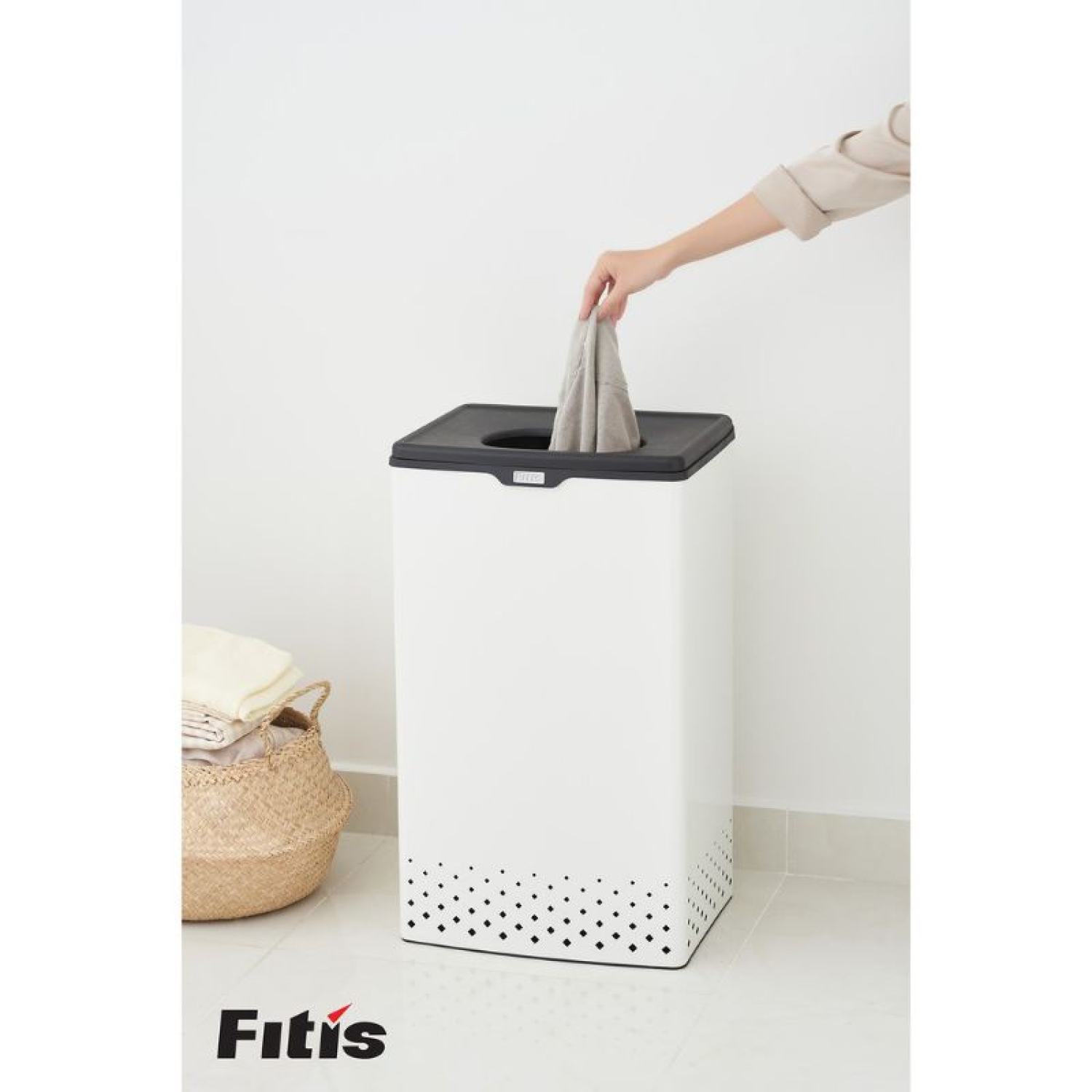 Thùng đựng đồ giặt fitis lary sll1-904