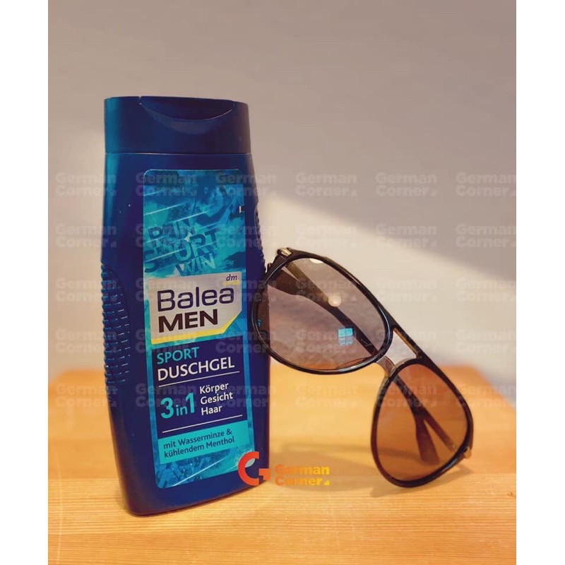 Sữa tắm gội kết hợp rửa mặt cho nam 3 trong 1 balea đức 300ml - german corner hàng đức nội địa