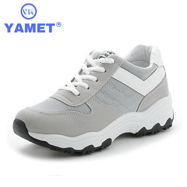 Giày Sneaker Thể Thao Nữ YAMET Siêu Hot Y3-685X Màu Xám