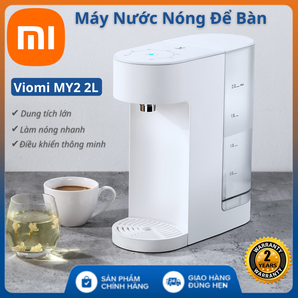 (Bảo Hành 2 Năm) Máy nước nóng để bàn Xiaomi MY2 2L - Điều Khiển Thông Minh, Khả năng làm nước nóng nhanh, 5 chế độ nước tùy chọn - BH 2 Năm cao cấp
