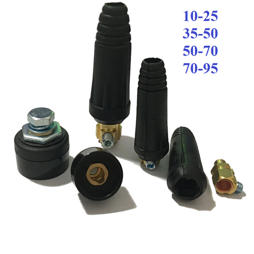 1 cặp rắc hàn loại to 35-50 gồm 1 rắc đực và 1 rắc cái
