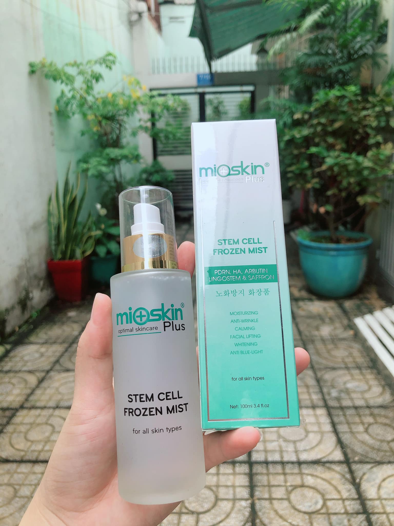 Xịt khoáng tế bào gốc mioskin hàn quốc 100ml - sản phẩm chuyên dụng của người nổi tiếng