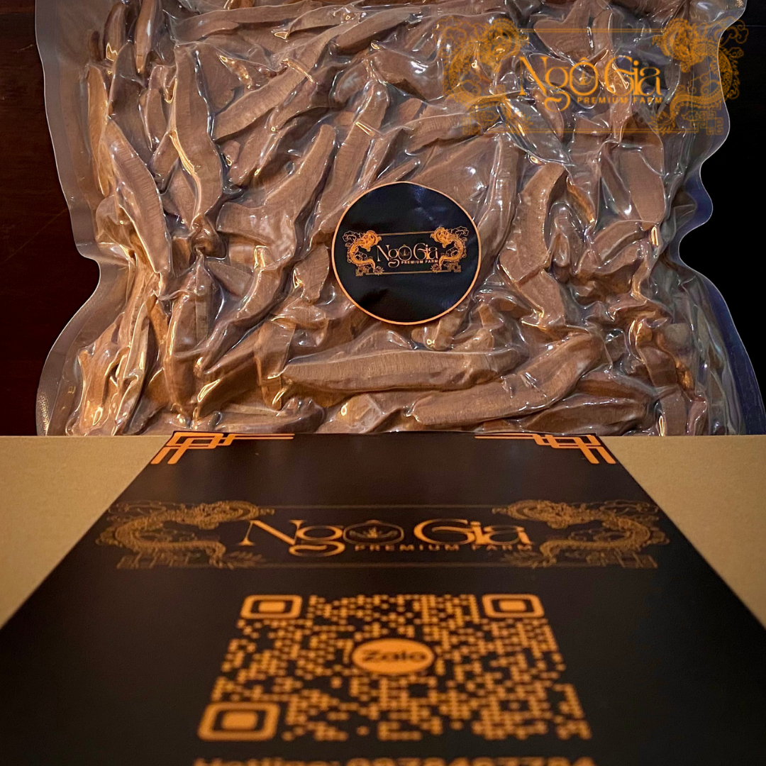 Nấm linh chi đỏ khô thái lát 1 kg - ngô gia farm