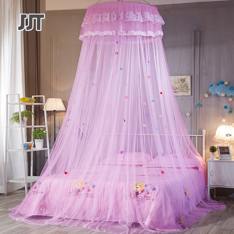 JJT lưới chống muỗi lớn lưới chống muỗi 1,35m * 2m Mùng treo hình mái vòm Miễn phí lắp đặt cửa lưới chống muỗi dạng vòm cửa lưới mã hóa treo cửa lưới chống muỗi xếp tầng chúa