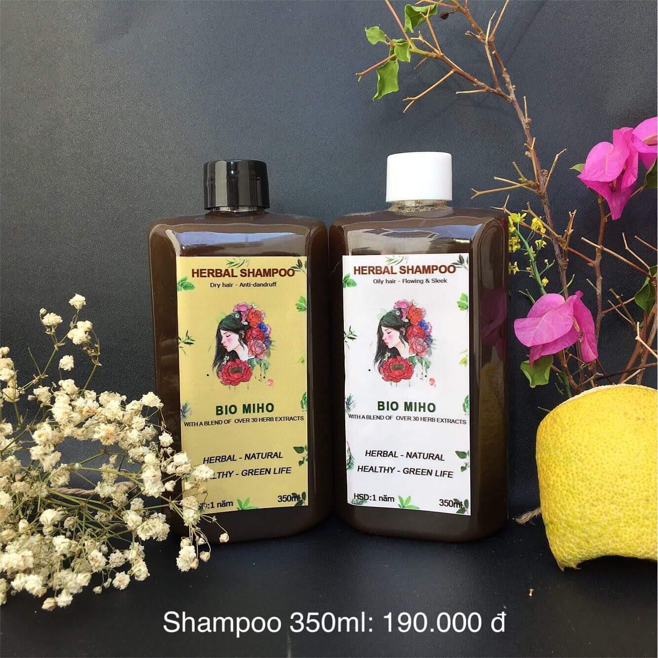 Dầu gội thảo dược bồ kết Organic Herbal 350ML
