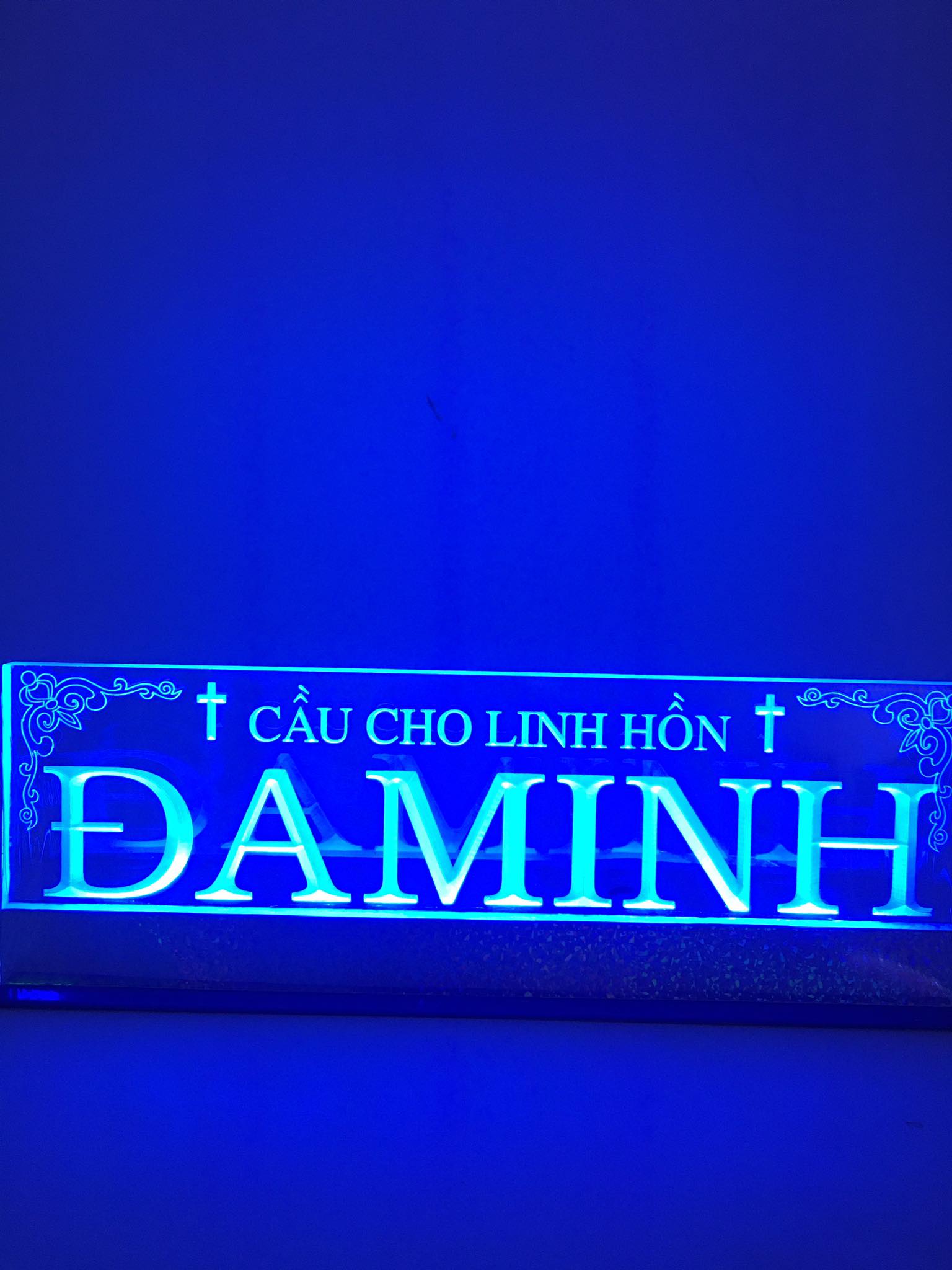 Mica led 7 màu cầu cho linh hồn