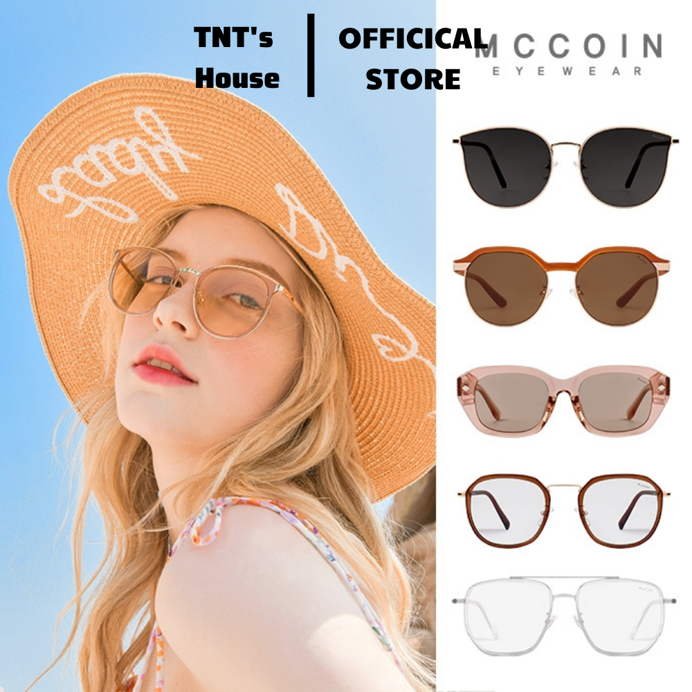Kính thời trang, Mắt kính nam nữ MCCOIN Hàn Quốc chính hãng đủ bill