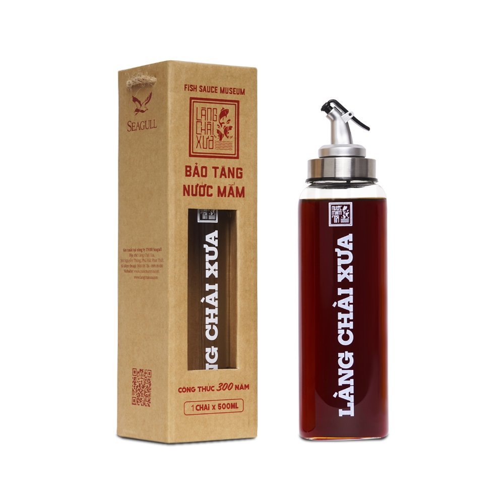 Bình rót một chạm cao cấp One Touch Open 500ml đựng nước mắm, dầu ăn - thuỷ tinh siêu nhẹ Borosilicat