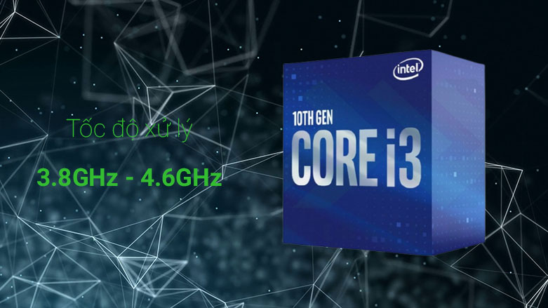 CPU INTEL Core i3-10320 (4C/8T, 3.8GHz - 4.6GHz, 8MB) - 1200 - Bảo