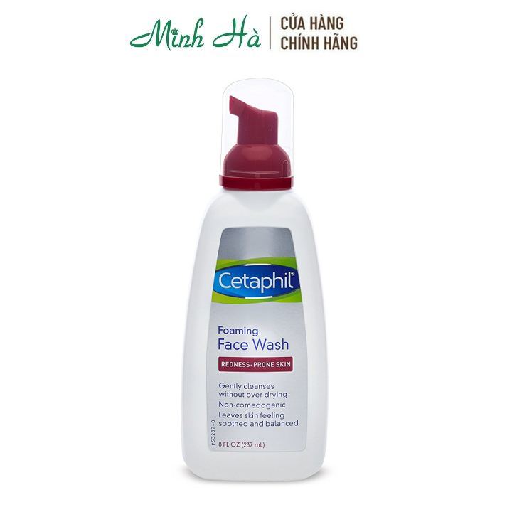 Sữa rửa mắt Cetaphil Foaming Face Wash Redness Prone Skin 237ml dành cho da nhạy cảm
