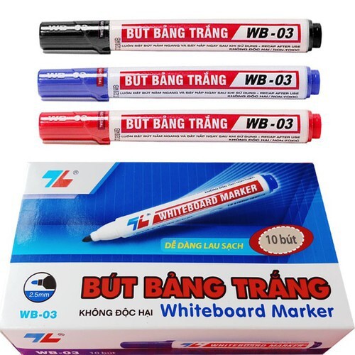 Hộp 10 bút dạ viết bảng Thiên Long WB-03