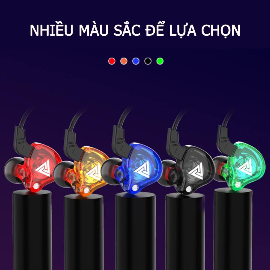Tai nghe chống ồn QKZ AK6 tai nghe nhét tai âm bass cực mạnh chơi