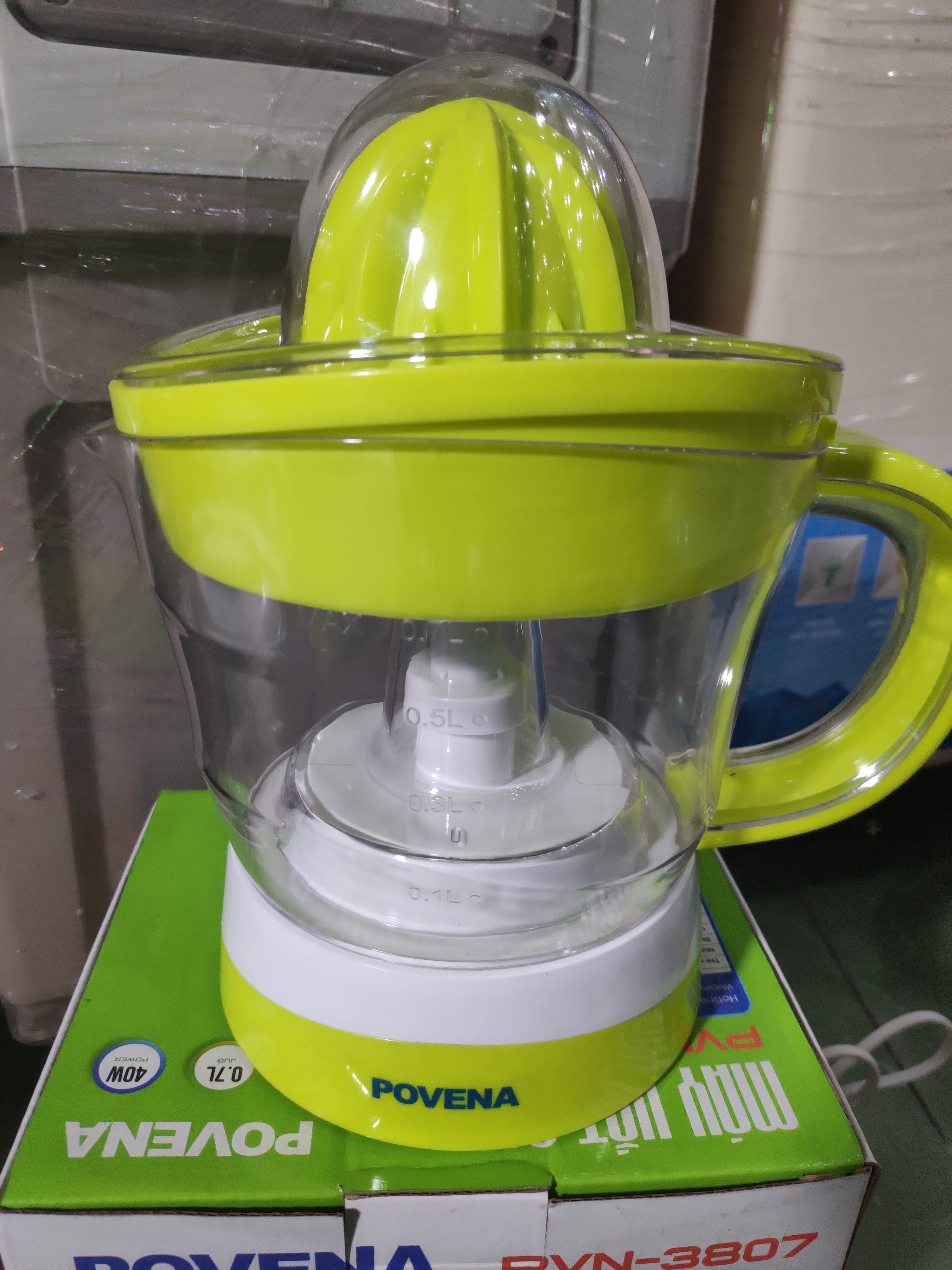 Máy vắt cam povena pvn-3807 dung tích 700ml công suất 40w vắt cam siêu tiện lợi - bảo hành 12 tháng