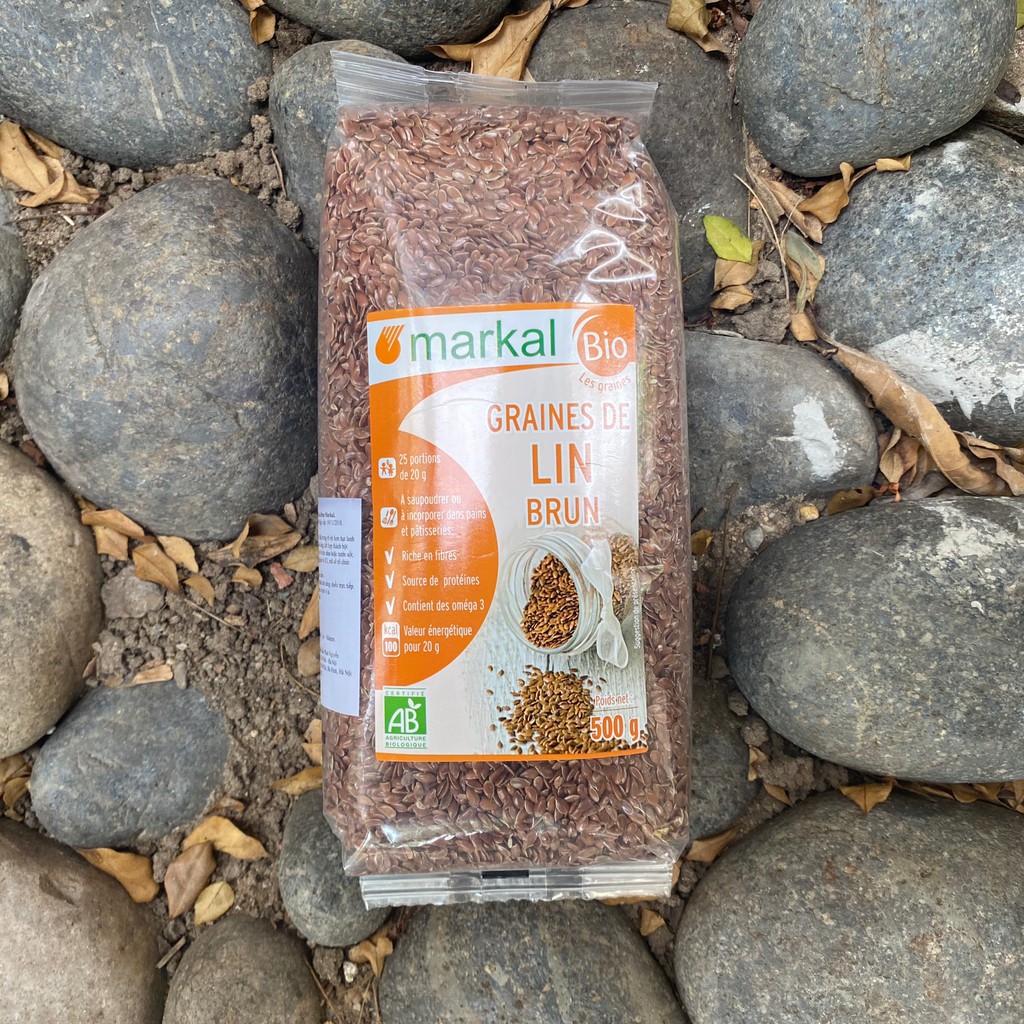Hạt lanh hữu cơ markal 500g - Hàng chính hãng