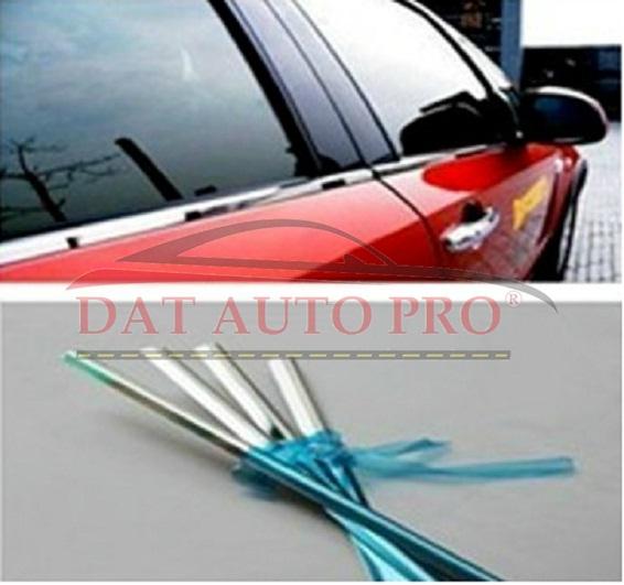 Bộ 4 thanh inox ốp viền cửa ngoài Matiz 1998 đến 2008.