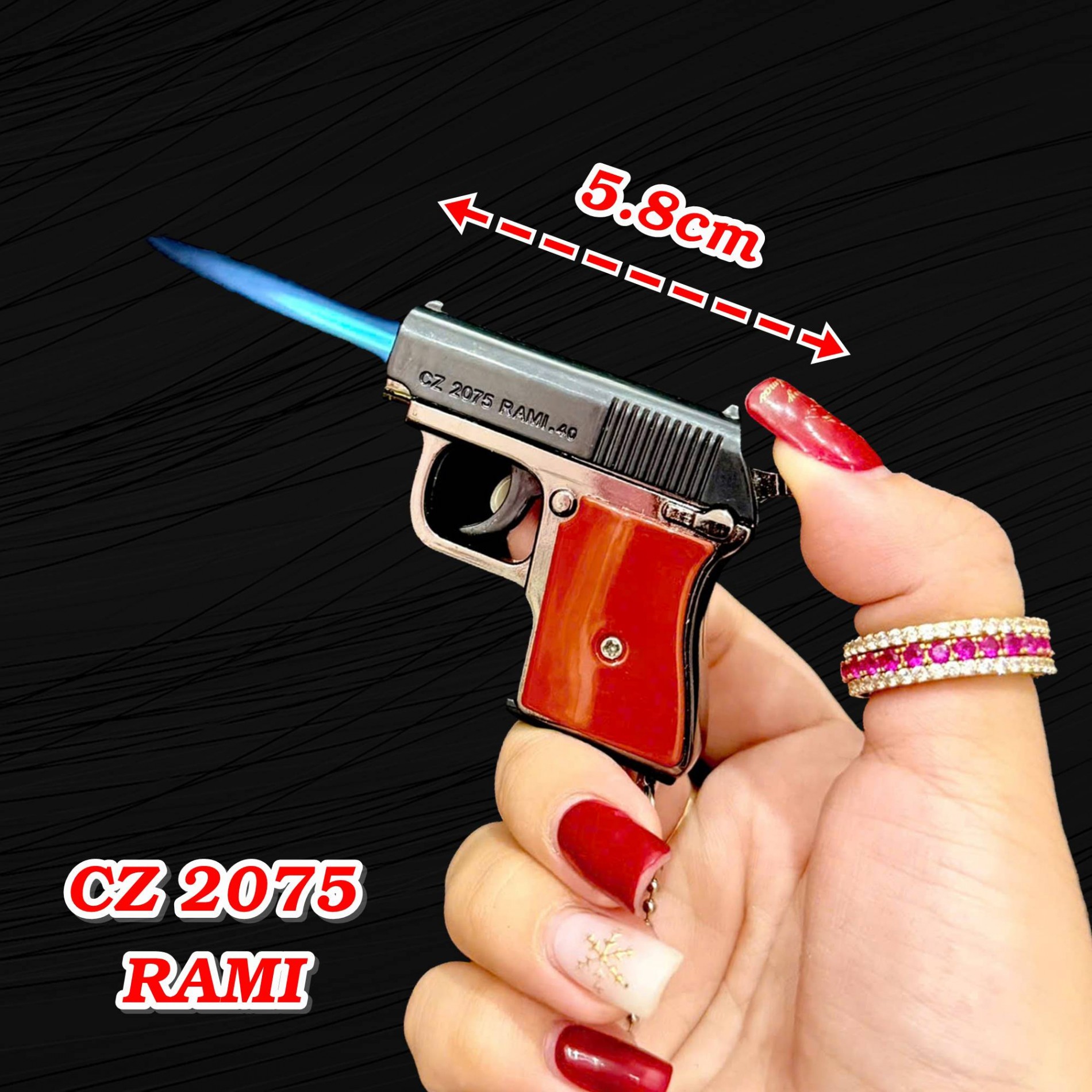 Bật lửa, hột quẹt mô hình súng mini (xài gas)