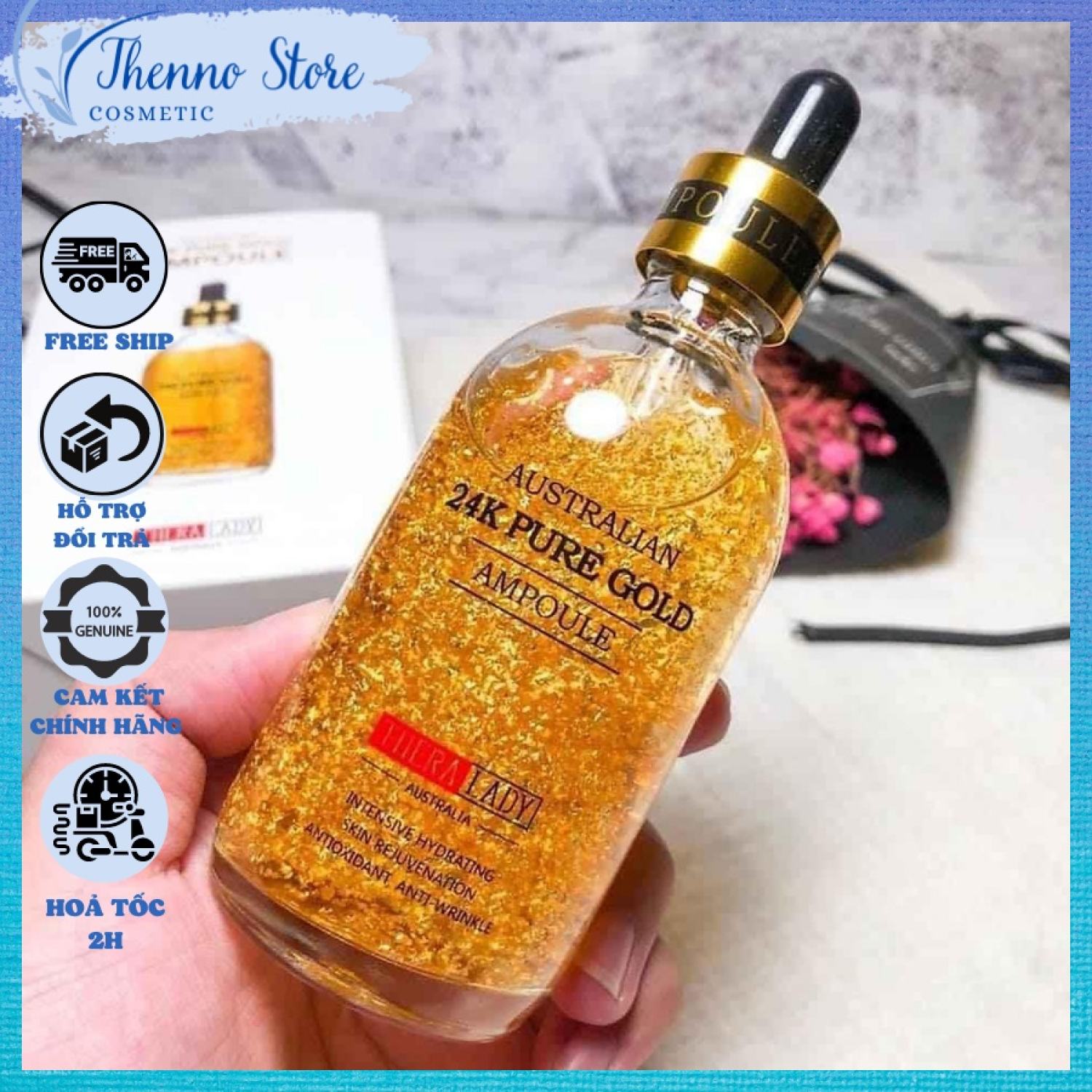 Serum vàng 24k Úc Australian 24k Pure Gold Ampoule 100ml
