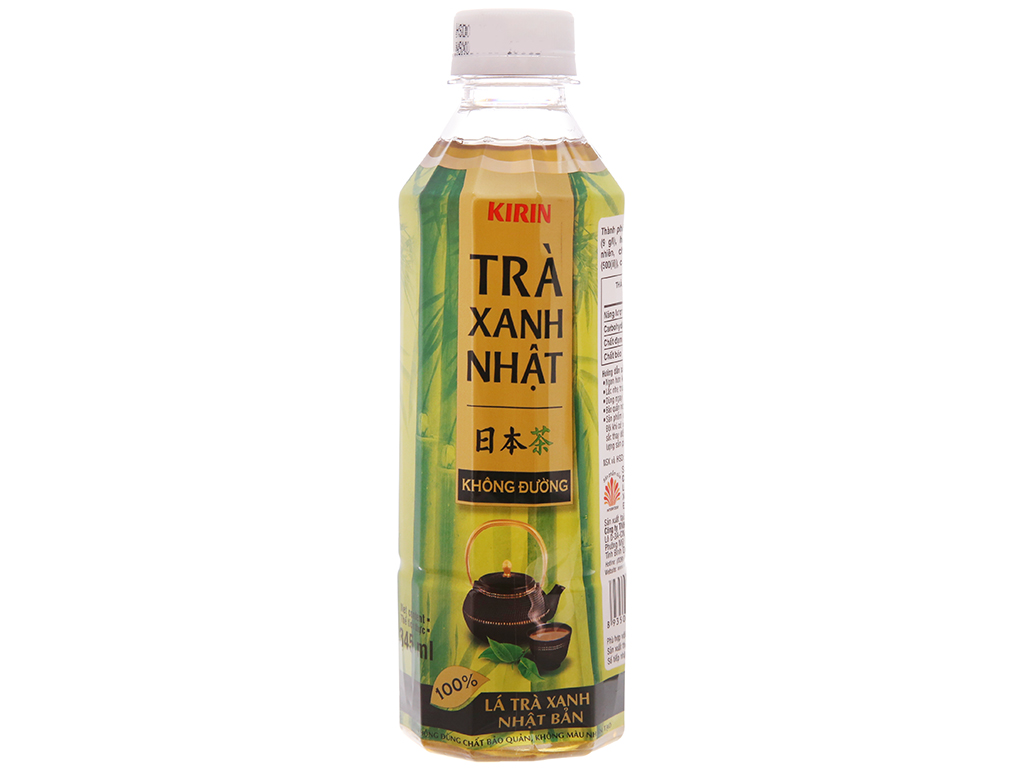 Thùng 24 chai Trà xanh Nhật Kirin Không đường 345ml