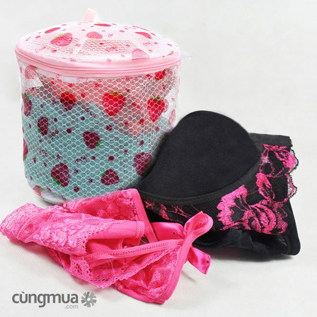 Combo 2 Túi giặt đồ lót hoa văn tròn