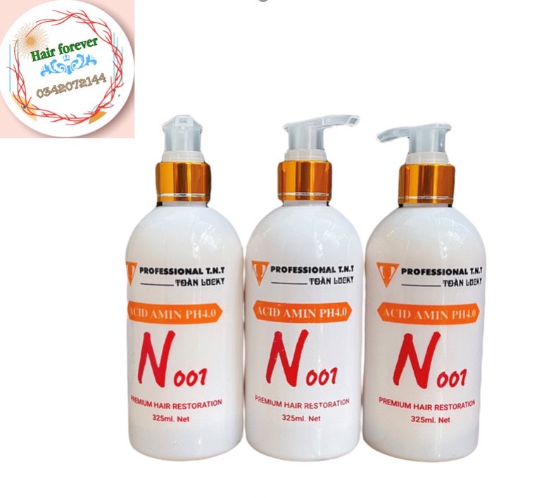 Phục hồi Acid Amin Noo1 hydro TNT , khử kiềm uốn duỗi, dưỡng tóc hư tổn, khóa màu, chống xót da đầu nhuộm_Hair forever love