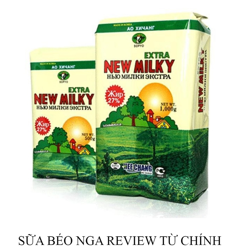 Sữa béo Nga New Milky, 1000g, Sản phẩm chính hãng, an toàn với sức khỏe, giúp tăng khả năng thèm ăn, tăng cân, mọi thành viên trong gia đình đều có thể dùng được
