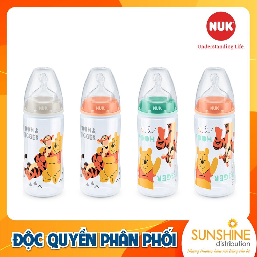 Bình sữa nuk premium choice+ nhựa pp 300ml núm ti s1 - m