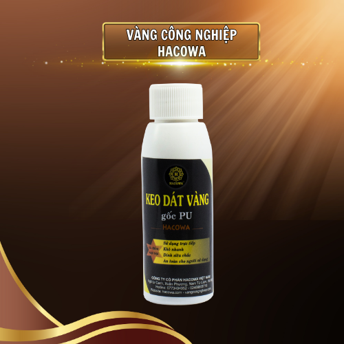 100ml keo dát vàng gốc PU chuyên dát vàng đồ nhựa, gỗ, kim loại siêu dính