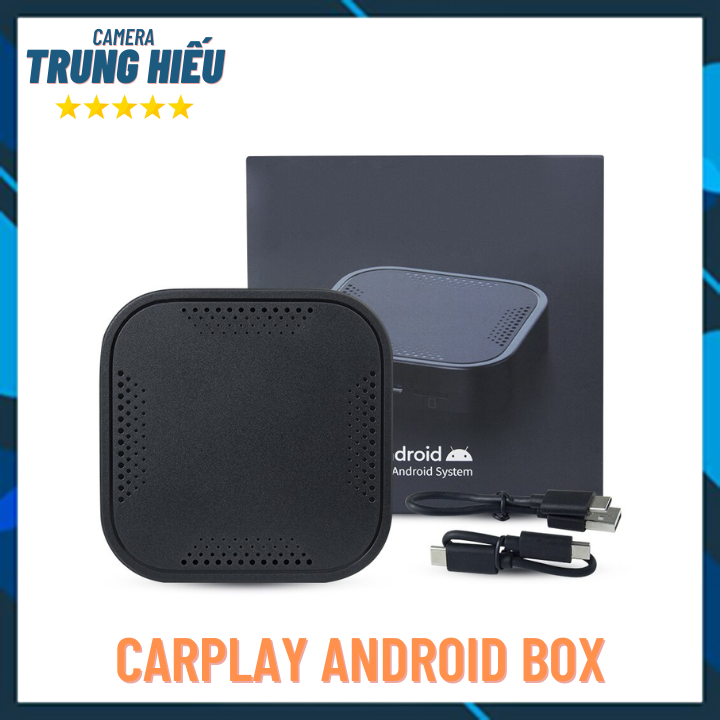Carplay android ai box ram 4gb 64gb lắp ô tô cắm sim 4g wifi