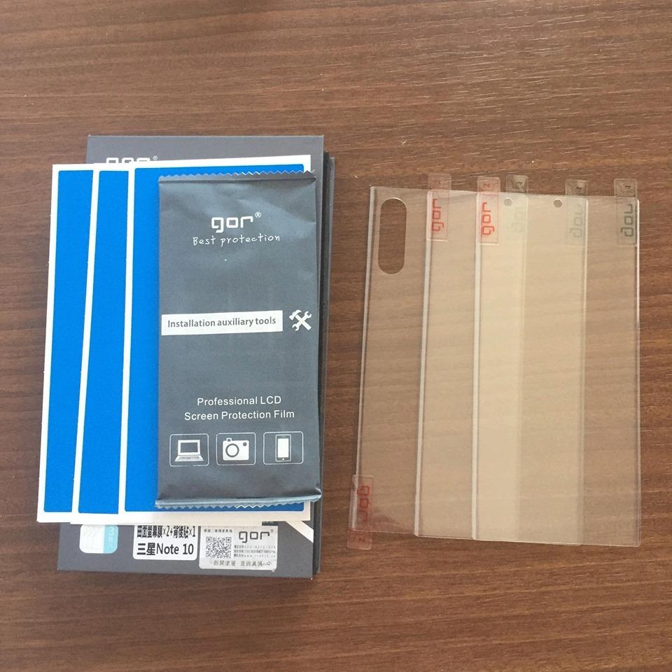 Bộ 3 miếng dán samsung galaxy note 10 hiệu gor