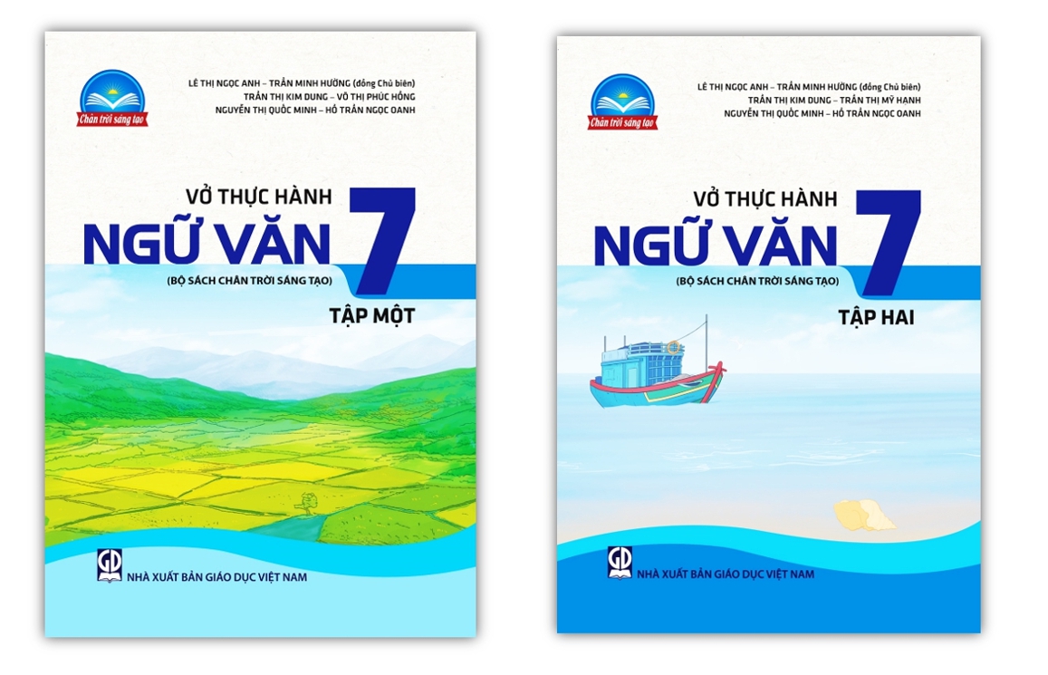 Sách - Combo Vở thực hành Ngữ văn 7 - tập 1 + 2 (Bộ sách Chân trời sáng tạo)