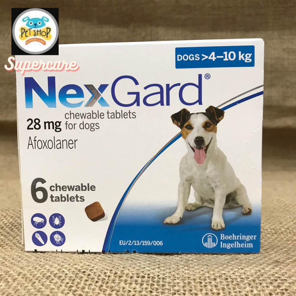Một Hộp ( 6 viên) Nexgard Diệt Ve Chó 4-10Kg
