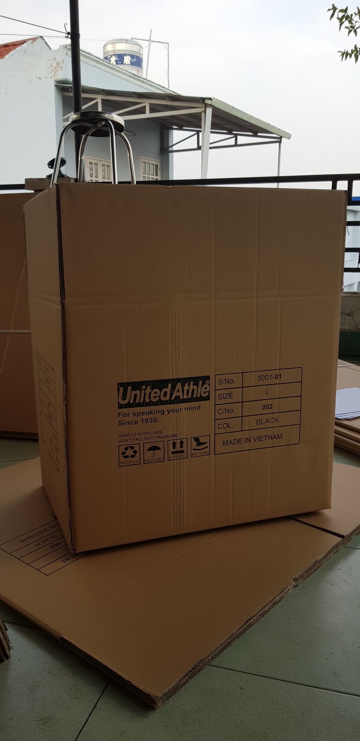 Thùng carton tồn kho, 49 x 32 x 24, 5 lớp in như hình