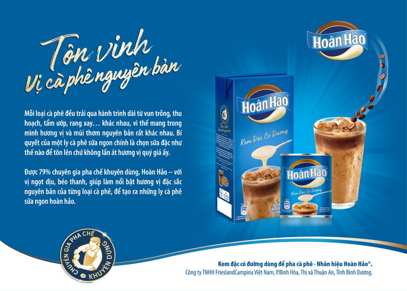 Sữa Đặc Hoàn Hảo, hương Vị Sữa Chuẩn Pha Cà Phê- B050