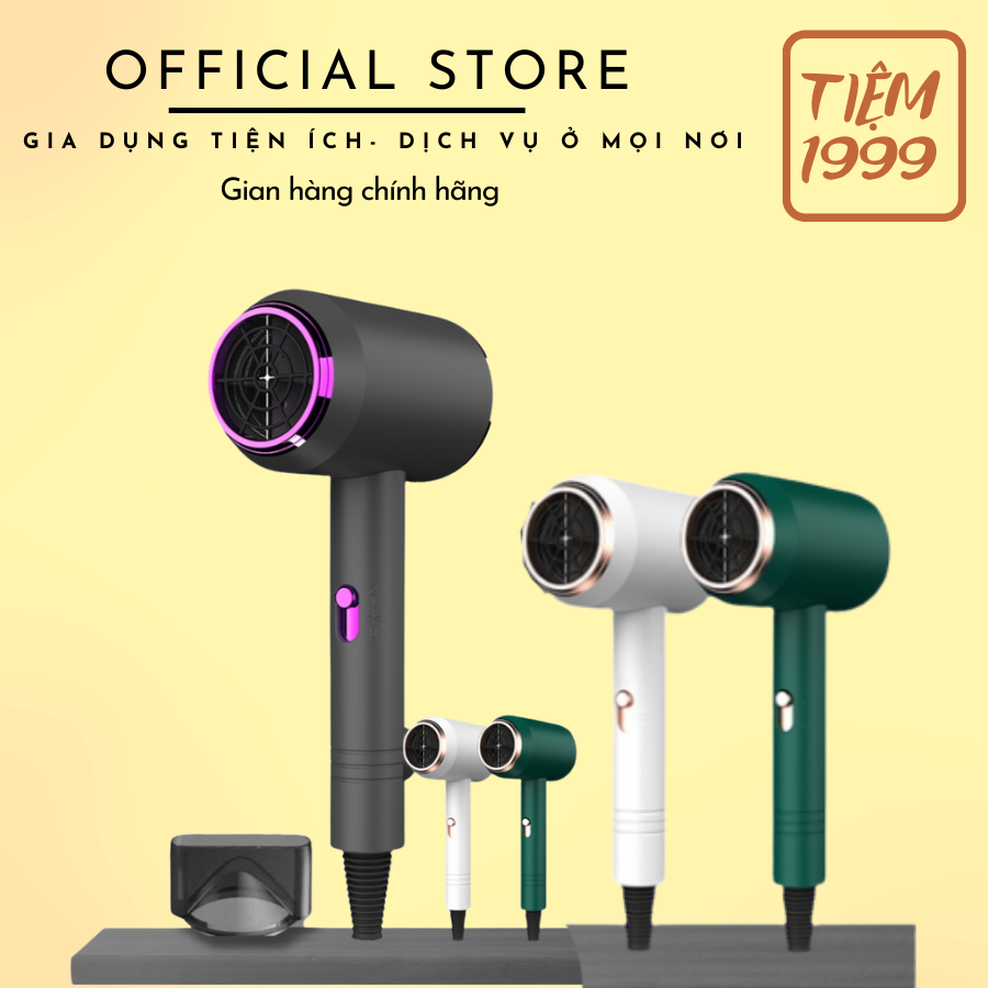 Máy sấy tóc 2 chiều nóng lạnh tạo kiểu chuẩn salon công suất lớn 2300W, nhanh khô, 3 chế độ sấy, tạo kiểu chăm sóc tóc tặng kèm đầu sấy, máy sấy tóc hair dryer máy sấy tóc 2 chiều nóng lạnh máy sáy tóc máy sấy