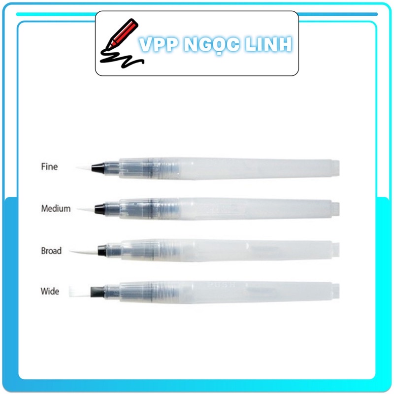 Cọ nước, cọ nước thân dài water brush