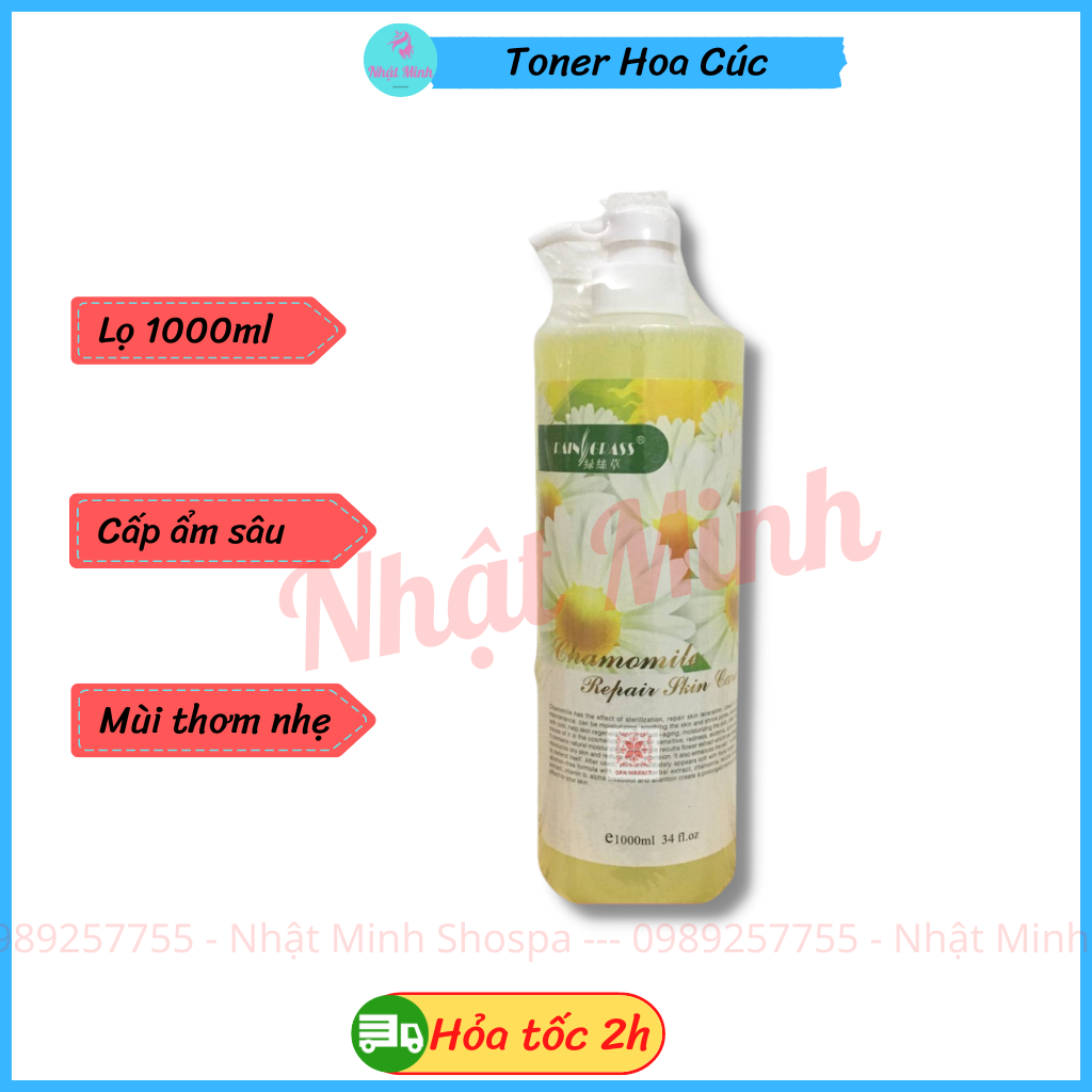 Toner hoa cúc chai 1000ml