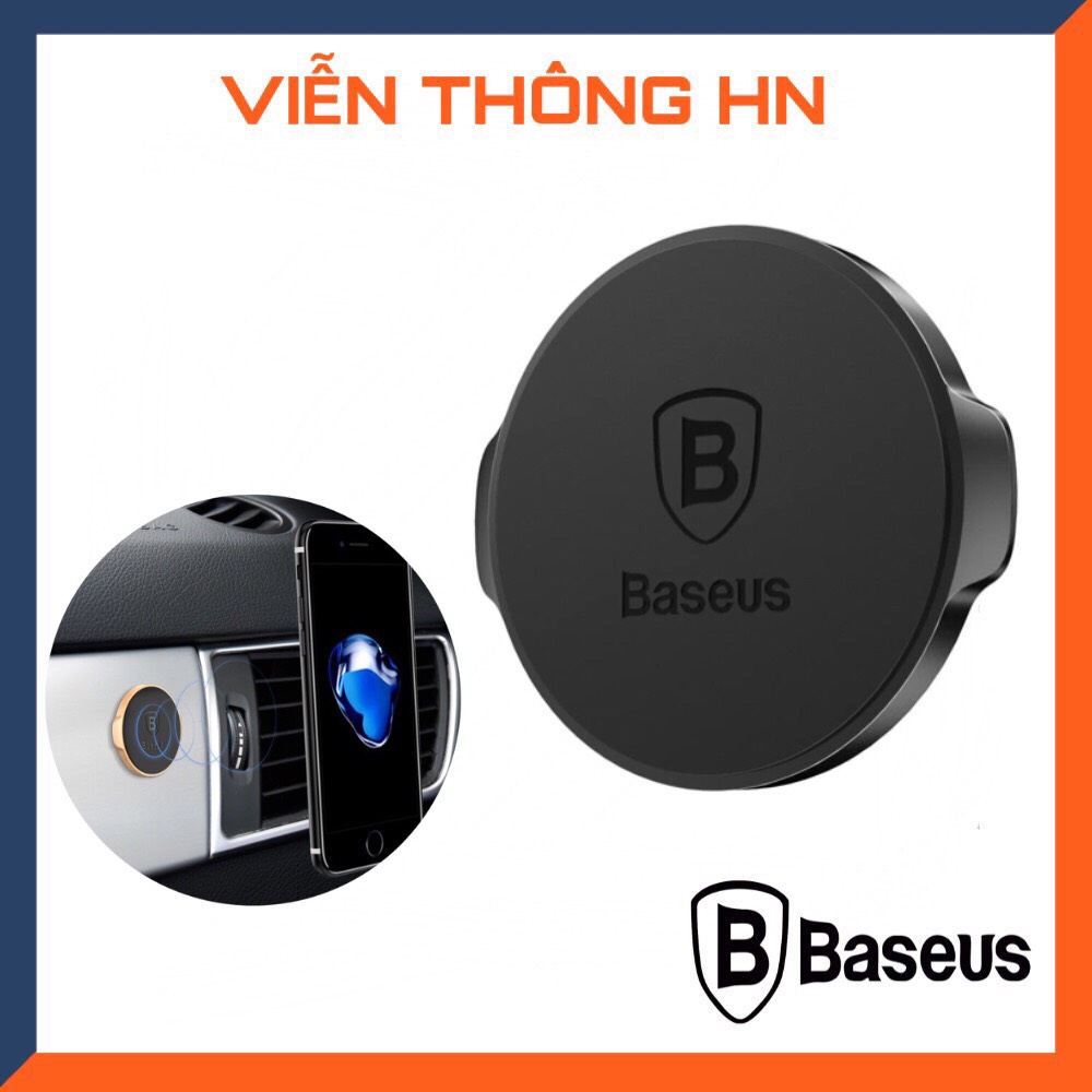 Bộ hít điện thoại nam châm đa năng trên oto và mặt phẳng Baseus siêu dính - đế hít điện thoại từ tính loại dán siêu dính ứng dụng cho ô tô xe hơi
